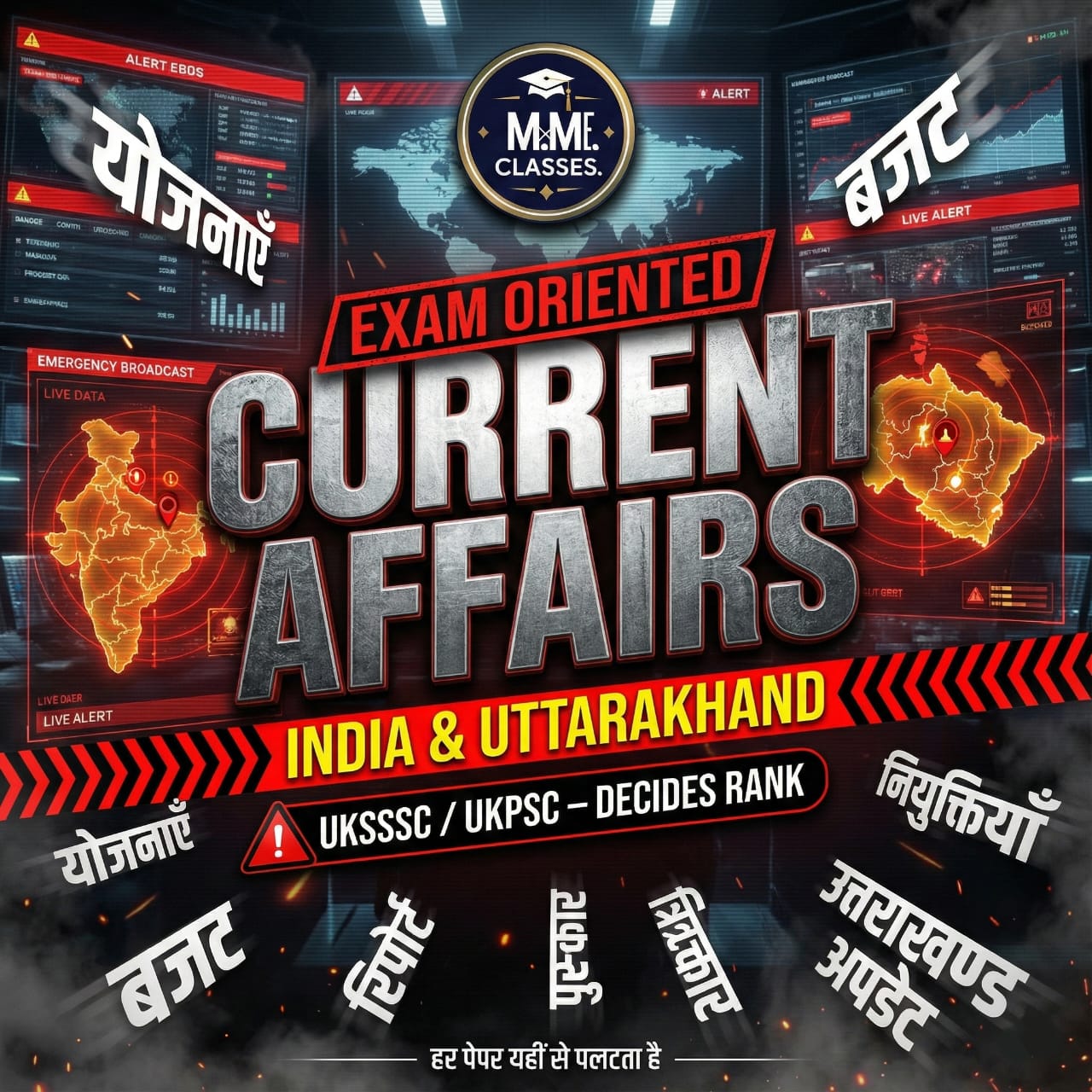 Exam Oriented Current Affairs (India & Uttarakhand)