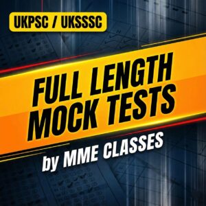 Full Length Mock Tests by MME CLASSES